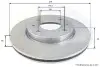 Фото 1 - тормозной диск COMLINE ADC0364V Тормозной диск COMLINE ADC0364V (фото 1)