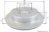 Тормозной диск COMLINE ADC1147V (фото 1)