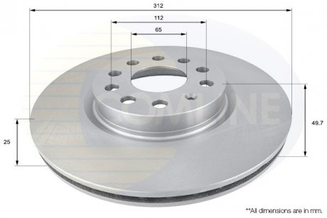 Тормозной диск COMLINE ADC1449V