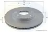 Тормозной диск COMLINE ADC1505V (фото 1)