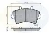 Тормозные колодки, дисковый тормоз.) COMLINE CBP01035 (фото 1)