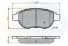 Гальмівні колодки, дискове гальмо (набір) COMLINE CBP01038 (фото 1)
