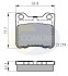 Гальмівні колодки, дискове гальмо (набір) COMLINE CBP01060 (фото 1)