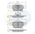 Гальмівні колодки, дискове гальмо (набір) COMLINE CBP01116 (фото 1)