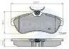 Тормозные колодки, дисковый тормоз.) COMLINE CBP01146 (фото 1)
