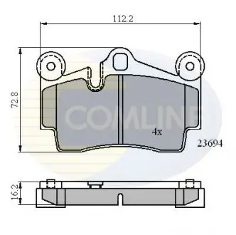 Тормозные колодки, дисковый тормоз.) COMLINE CBP01316