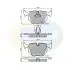 Тормозные колодки, дисковый тормоз.) COMLINE CBP01547 (фото 1)
