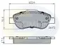 Гальмівні колодки, дискове гальмо (набір) COMLINE CBP01600 (фото 1)