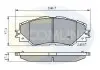 Тормозные колодки, дисковый тормоз.) COMLINE CBP01625 (фото 1)