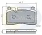 Тормозные колодки, дисковый тормоз.) COMLINE CBP01626 (фото 1)