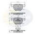 Тормозные колодки, дисковый тормоз.) COMLINE CBP01671 (фото 1)