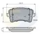 Тормозные колодки, дисковый тормоз.) COMLINE CBP01709 (фото 1)