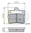 Гальмівні колодки, дискове гальмо (набір) COMLINE CBP0220 (фото 1)