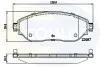 Тормозные колодки.) COMLINE CBP02285 (фото 1)
