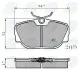 Тормозные колодки, дисковый тормоз.) COMLINE CBP0361 (фото 1)
