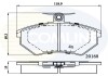 Гальмівні колодки, дискове гальмо (набір) COMLINE CBP0511 (фото 1)