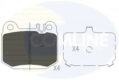 Тормозные колодки, дисковый тормоз.) COMLINE CBP06025