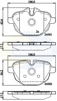 Тормозные колодки.) COMLINE CBP06092