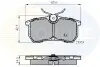 Тормозные колодки, дисковый тормоз.) COMLINE CBP0705 (фото 1)