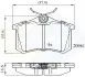 Тормозные колодки, дисковый тормоз.) COMLINE CBP0797 (фото 1)