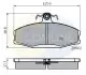 Гальмівні колодки, дискове гальмо (набір) COMLINE CBP0928 (фото 1)