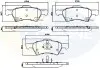 Тормозные колодки, дисковый тормоз.) COMLINE CBP31163 (фото 1)