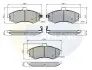 Тормозные колодки, дисковый тормоз.) COMLINE CBP31176 (фото 1)