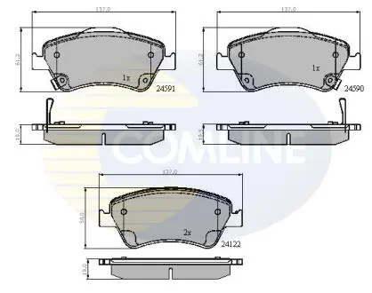 Автозапчасть COMLINE CBP31576