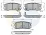 Тормозные колодки, дисковый тормоз.) COMLINE CBP31580 (фото 1)