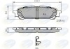 Тормозные колодки, дисковый тормоз.) COMLINE CBP31775 (фото 1)