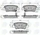 Тормозные колодки, дисковый тормоз.) COMLINE CBP32023 (фото 1)