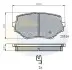Тормозные колодки, дисковый тормоз.) COMLINE CBP3475 (фото 1)