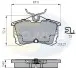 Тормозные колодки, дисковый тормоз.) COMLINE CBP3803 (фото 1)