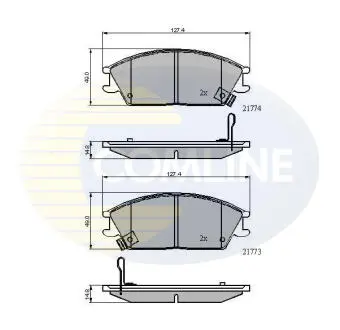 Автозапчасть COMLINE CBP3922