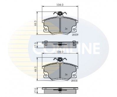 Тормозные колодки, дисковый тормоз.) COMLINE CBP4137