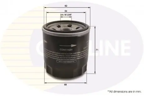 Фильтр масла COMLINE CDH11631