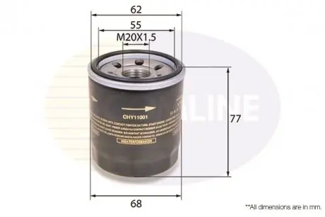 Фильтр масла COMLINE CHY11001