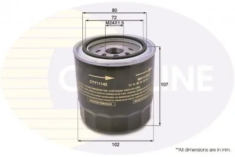 Фильтр масла COMLINE CTY11142