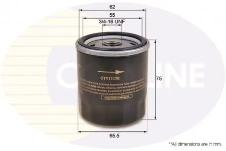 Фильтр масла COMLINE CTY11170