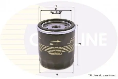 Фильтр масла COMLINE CTY11171