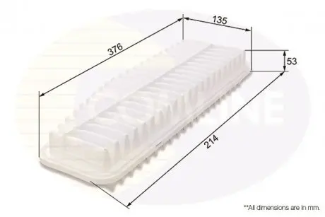 Фільтр повітряний COMLINE CTY12075
