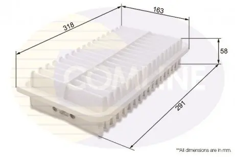 Фильтр воздушный COMLINE CTY12250