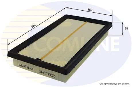 - Фільтр повітря COMLINE EAF1029