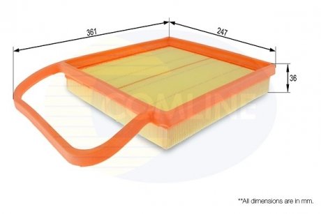 Фільтр повітряний COMLINE EAF481
