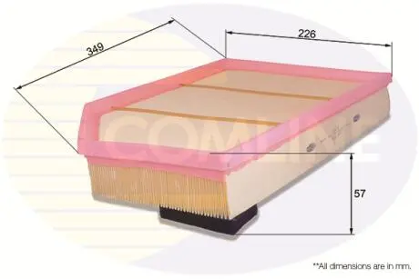 Фільтр повітряний COMLINE EAF729