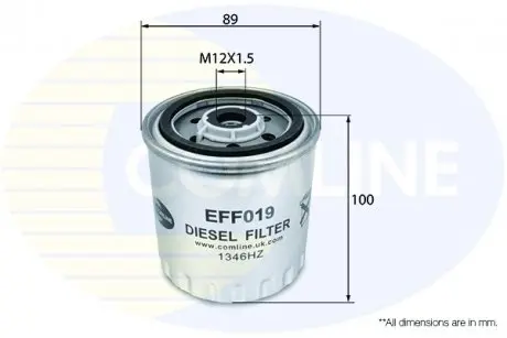 Фильтр топлива COMLINE EFF019