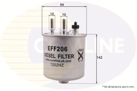 Фільтр палива COMLINE EFF206