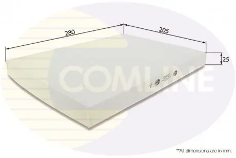 Фильтр воздуха (салона) COMLINE EKF112
