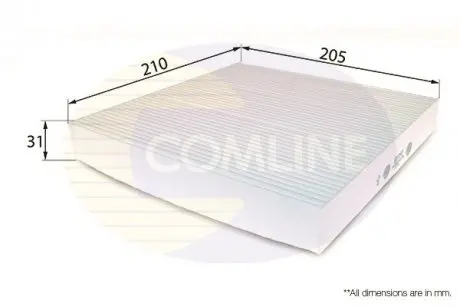 Фильтр воздуха (салона) COMLINE EKF192