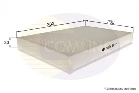 Фільтр повітря (салону) COMLINE EKF237